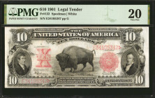 Fr. 122. 1901 $10 Legal Tender Note. PMG Very Fine 20.

A popular Bison $10 Legal, which have been quite popular as of late. PMG comments "Previousl...