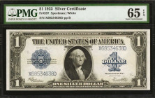 Fr. 237. 1923 $1 Silver Certificate. PMG Gem Uncirculated 65 EPQ.

An exceptionally bright offering of this Gem 1923 Ace.

Estimate: $200.00 - $30...