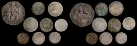 Interesting Lot of (9) World Coins Used in Early America, Each Found in or Around the Present Day United States or Canada.

Included are: Danish Wes...