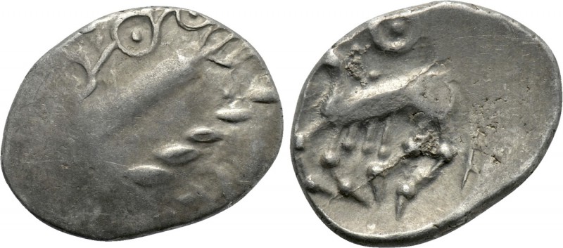 CENTRAL EUROPE. Boii. Drachm (1st century BC). "Simmering und Réte" type. 

Ob...