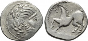 EASTERN EUROPE. Imitations of Philip II of Macedon (2nd-1st centuries BC). Tetradrachm. "Mit liegendem Achter" type.