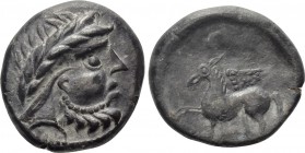 EASTERN EUROPE. Imitations of Philip II of Macedon (2nd-1st centuries BC). Tetradrachm. "Pegasos" type.