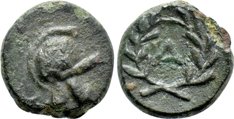 THRACE. Maroneia (as Agothokleia). Ae (Circa early 3rd century BC). 

Obv: Mac...