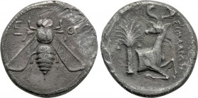 IONIA. Ephesos. Tetradrachm (Circa 390-325 BC). Simalion, magistrate.