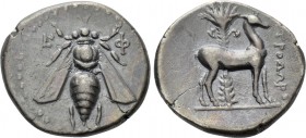 IONIA. Ephesos. Drachm (Circa 202-150 BC). Metrodoros, magistrate.