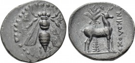 IONIA. Ephesos. Drachm (Circa 202-150 BC). Nikolochos, magistrate.