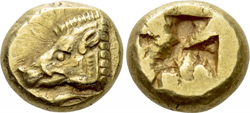 IONIA. Phokaia. EL Hekte (Circa 625/0-522 BC).

Obv: Head of boar left; below,...