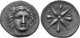 SATRAPS OF CARIA. Pixodaros (Circa 341/0-336/5 BC). Trihemiobol. Halikarnassos.