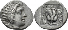 CARIA. Rhodes. Drachm (Circa 170-150 BC). Artemon, magistrate.