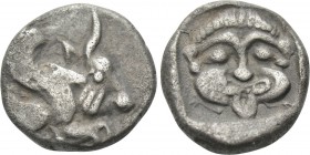 DYNASTS OF LYCIA. Uncertain dynast, possibly Uwug (Circa 470-440 BC). Diobol. Uncertain mint.