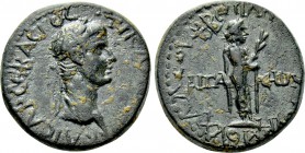AEOLIS. Aegae. Claudius (41-54). Ae. Apollodoros, magistrate.