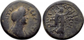 CARIA. Tabae. Domitia (Augusta, 82-96). Ae. Orthrios, priest.