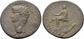 NERO CLAUDIUS DRUSUS (Died 9 BC). Sestertius. Rome. Struck under Claudius.