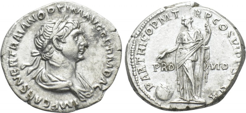 TRAJAN (98-117). Denarius. Rome.

Obv: IMP CAES NER TRAIAN OPTIM AVG GERM DAC....