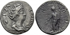 DIVA FAUSTINA I (Died 140/1). Denarius. Contemporary imitation of Rome.