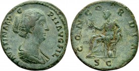 FAUSTINA II (Augusta, 147-175). As. Rome.