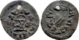 GEPIDS. Theodoric (489-526). 1/4 Siliqua. Sirmium. In the name of Byzantine emperor  Justin I(?).