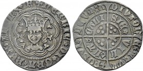 ENGLAND. Henry VI (First reign, 1422-1461). Groat. Calais. Rosette-mascle issue; im: cross fourchée.