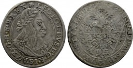 HOLY ROMAN EMPIRE. Leopold I (1657-1705). 15 Kreuzer (1663). Graz.