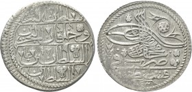 OTTOMAN EMPIRE. Mahmud I (AH 1143-1168 / 1730-1754 AD). Piastre or Kurush (Kuruş). Qustantiniya (Constantinople). Dated AH 1143 (1730 AD).