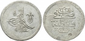 OTTOMAN EMPIRE. Abdülhamid I (AH 1187-1203 / 1774-1789 AD). 2 Kurush (Piastres) or Çifte Kuruş. Qustantiniya (Constantinople). Dated AH 1187//16 (1790...