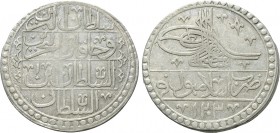 OTTOMAN EMPIRE. Selim III (AH 1203-1222 / 1789-1807 AD). Yüzlük or 2 1/2 Kurush. Islambol (Constantinople). Dated AH 1203//1 (1789 AD).