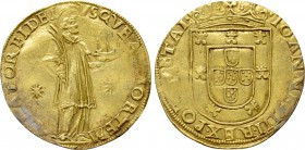 PORTUGAL. João III (1521-1557). GOLD São Vincente – 1000 Reais. Lisbon.