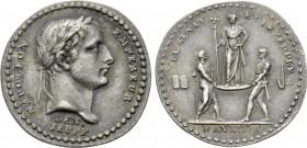 FRANCE. Napoleon I (First reign, 1804-1814). Silver Jeton or Medalet (Dated l'An XIII). By Jeuffroy.