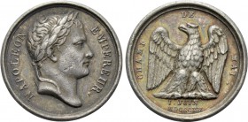 FRANCE. Napoleon I (Second reign, 1815). Silver Jeton or Medalet (1815).