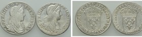 2 French Coins.