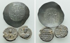 3 Byzantine Seals and Coins.