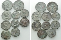 10 Roman Provincial Coins of Termessos.