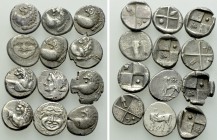 12 Greek Coins.