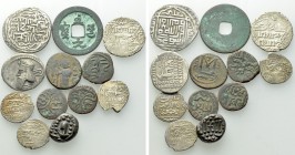 12 Islamic and Oriental Coins.