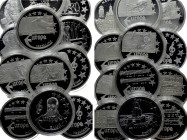24 Silver Medals "EURO".