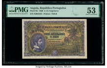 Angola Republica Portuguesa 2 1/2 Angolares 14.8.1926 Pick 65 PMG About Uncirculated 53. 

HID09801242017

© 2020 Heritage Auctions | All Rights Reser...