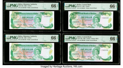Belize, East Caribbean States & New Zealand Group Lot of 7 Graded Examples PMG Gem Uncirculated 66 EPQ (6); Gem Uncirculated 65 EPQ. 

HID09801242017
...