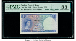 Ceylon Central Bank of Ceylon 1 Rupee 3.6.1952 Pick 49a PMG About Uncirculated 55. 

HID09801242017

© 2020 Heritage Auctions | All Rights Reserved