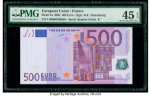 European Union Central Bank, France 500 Euro 2002 Pick 7u PMG Choice Extremely Fine 45 EPQ. 

HID09801242017

© 2020 Heritage Auctions | All Rights Re...