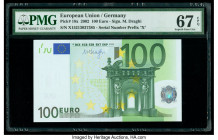European Union Central Bank, Germany 100 Euro 2002 Pick 18x PMG Superb Gem Unc 67 EPQ. 

HID09801242017

© 2020 Heritage Auctions | All Rights Reserve...