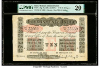 India Government of India 10 Rupees 26.1.1918 Pick A10g Jhun2A.2.3A.3 PMG Very Fine 20. This examples has been repaired.

HID09801242017

© 2020 Herit...