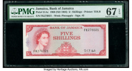 Jamaica Bank of Jamaica 5 Shillings 1960 (ND 1964) Pick 51Ac PMG Superb Gem Unc 67 EPQ. 

HID09801242017

© 2020 Heritage Auctions | All Rights Reserv...