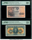 Portugal Banco de Portugal 1; 2 1/2 Escudos 7.9.1917; 18.11.1925 Pick 113a; 127 Two Examples PMG Very Fine 30; Very Fine 25. 

HID09801242017

© 2020 ...