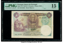 Portugal Banco de Portugal 5 Escudos 27.6.1919 Pick 114 PMG Choice Fine 15. Minor repairs and discoloration noted on this example.

HID09801242017

© ...