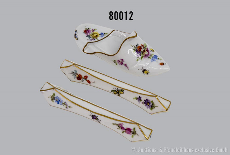 Konv. Porzellan, Meissen, aus dem Service für Kaiser Wilhelm II. (1888-1918), mi...