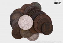 Brandenburg-Preußen/Nassau, Konv. 21 Kleinmünzen, gemischter Zustand, bitte besichtigen