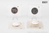 BRD, Konv. 10 x 10-DM-Silbergedenkmünzen aus 1987/1997, PP/Spiegelglanz, in OVP/original Folie