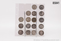 BRD, Konv. 17 x 10-DM-Gedenkmünzen, gemischter Zustand, teilweise mit Patina und kleinen Kratzern, vorzüglich-Stempelglanz, bitte besichtigen