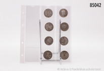 BRD, Konv. 8 x 10-Euro-Gedenkmünzen aus 2002/2005, gemischter Zustand, teilweise mit Patina und kleinen Kratzern, vorzüglich-Stempelglanz, bitte besic...