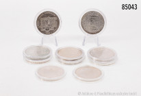Aus Sammler-Nachlass: Konv. 10 x 10-DM-Gedenkmünzen aus 1987/2001, in Kapseln, vz-St, bitte besichtigen